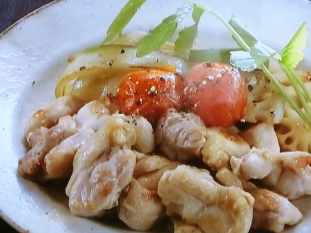 【きょうの料理】鶏肉のオイルしょうゆ焼きのレシピ・大原千鶴