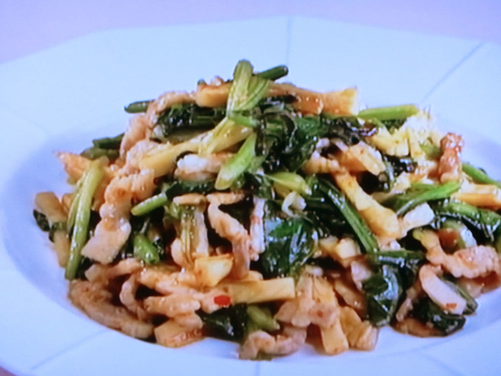 【上沼恵美子のおしゃべりクッキング】豚肉とれんこんの炒めもののレシピ・上沼恵美子・石川智之
