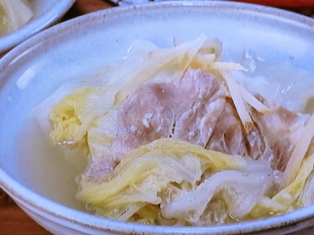 【キューピー３分クッキング】白菜と豚肉の重ね塩麹鍋のレシピ・藤井恵