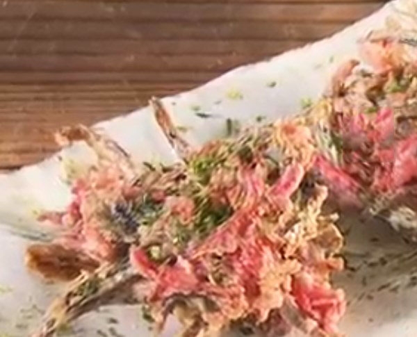 【奥様ここでもう一品】紅生姜と煮干しのかき揚げのレシピ・奥様ここでもう一品・星澤幸子