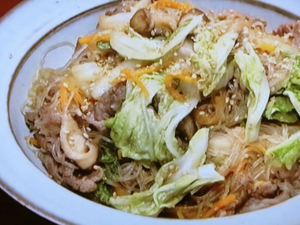 【きょうの料理】白菜チャプチェのレシピ・コウケンテツ