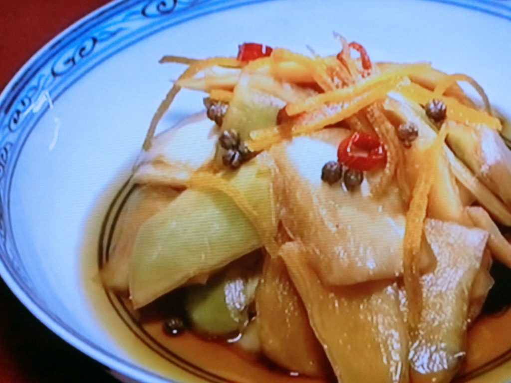 【きょうの料理】大根の皮のしょうゆ漬けのレシピ・井桁良樹