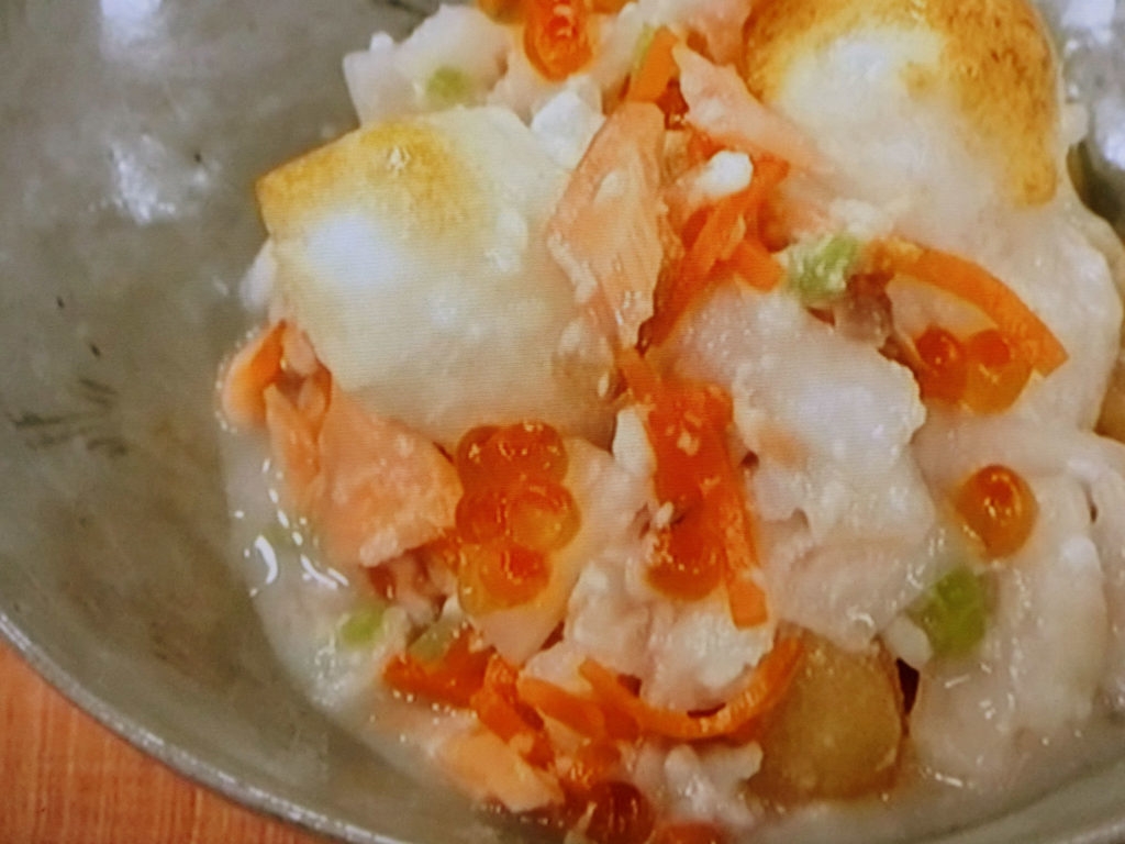 【あさイチ】焼きもちとさけの甘酒あえのレシピ・みんな！ゴハンだよ・柳原一成
