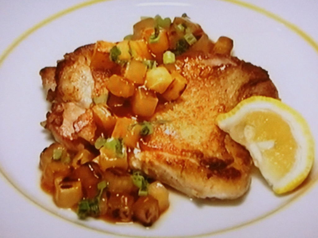 【きょうの料理】チキンソテー　キューブ大根ソースのレシピ・渡辺麻紀