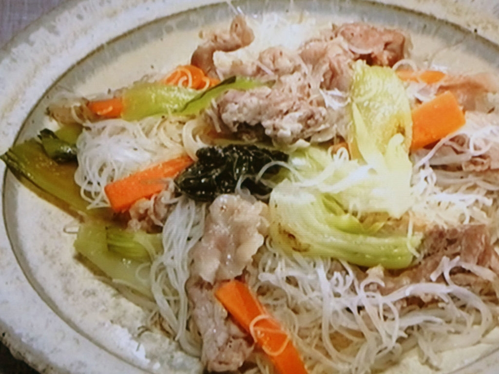 【きょうの料理】ほったらかしビーフンのレシピ・近藤幸子