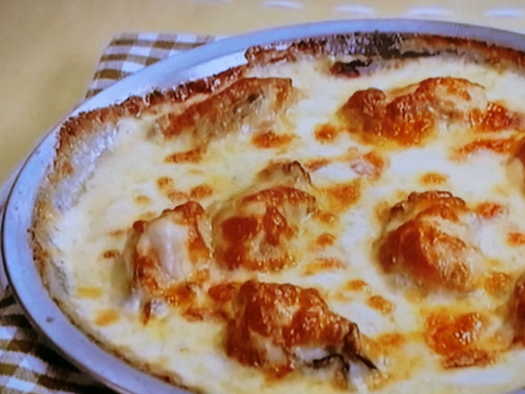 【きょうの料理】かきのグラタンのレシピ・栗原はるみ・谷原章介