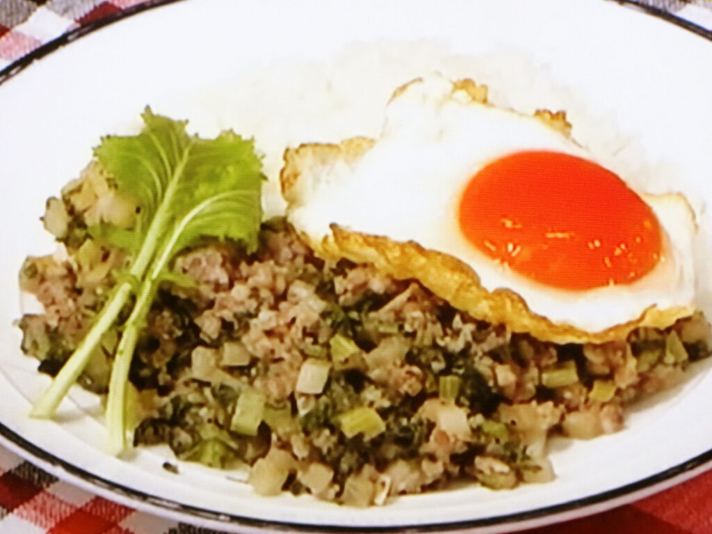 【ごごナマ】ガパオライスのレシピ・森之翼