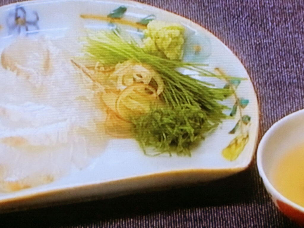 【男子ごはん】煎り酒で食べる白身魚のお刺身のレシピ・国分太一・栗原心平
