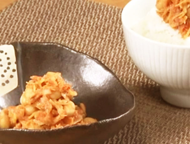 【奥様ここでもう一品】キムチ大豆のレシピ・奥様ここでもう一品・星澤幸子