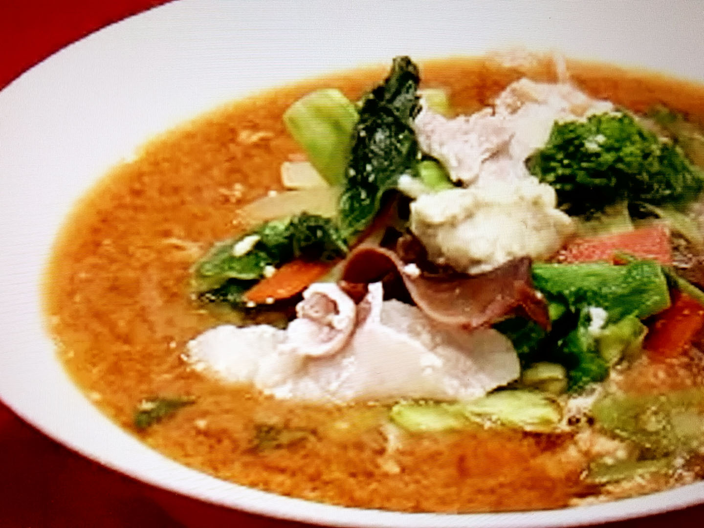 【ノンストップ】菜の花みそタンメンのレシピ・坂本昌行・坂本昌行のOne Dish