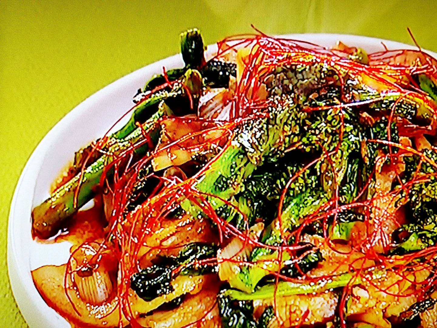 【おかずのクッキング】菜の花回鍋肉(ホイコーロー)のレシピ・笠原将弘