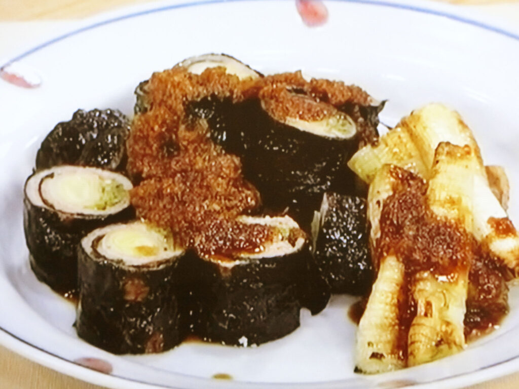 【きょうの料理】ねぎ肉巻きＷ（ダブル）しょうがだれのレシピ・ほりえさわこ