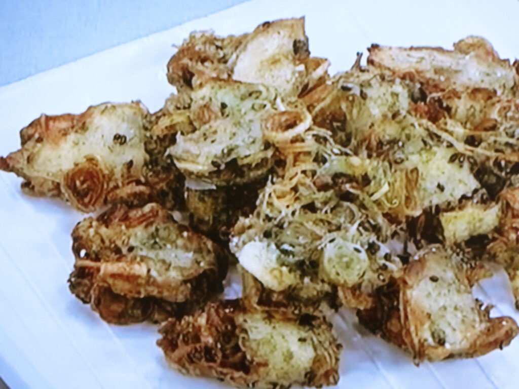 【きょうの料理】しょうがとねぎのかき揚げのレシピ・ほりえさわこ