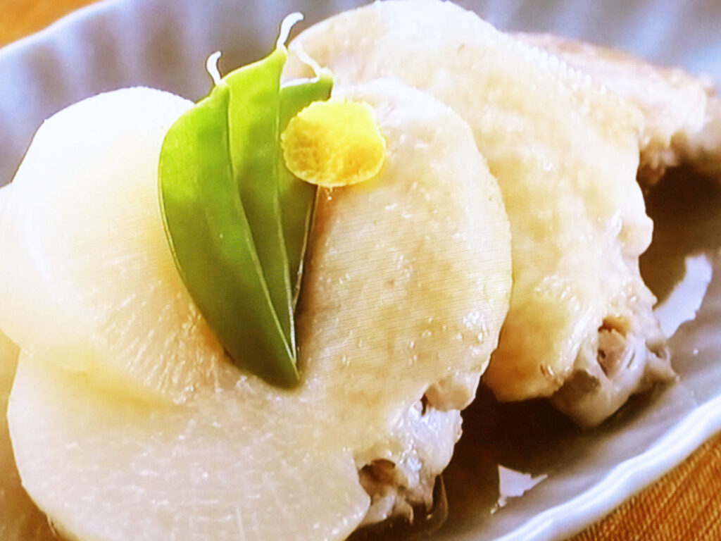 【きょうの料理】鶏手羽大根の煮物のレシピ・大原千鶴