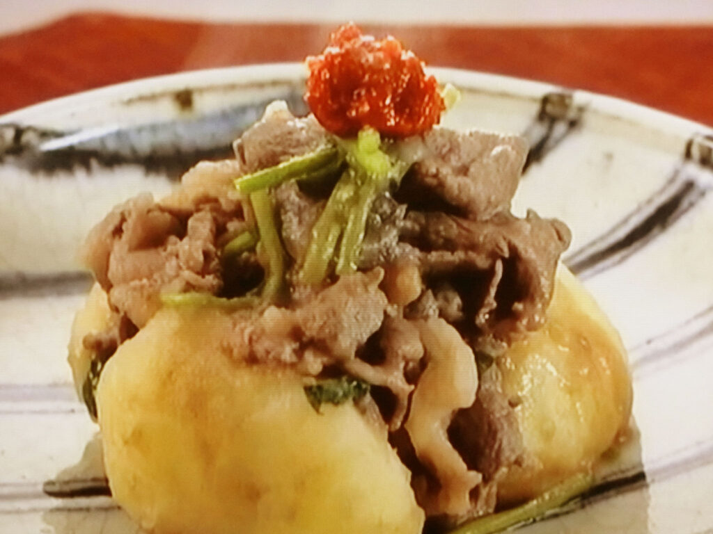 【きょうの料理】牛肉とじゃがいもの煮物のレシピ・大原千鶴