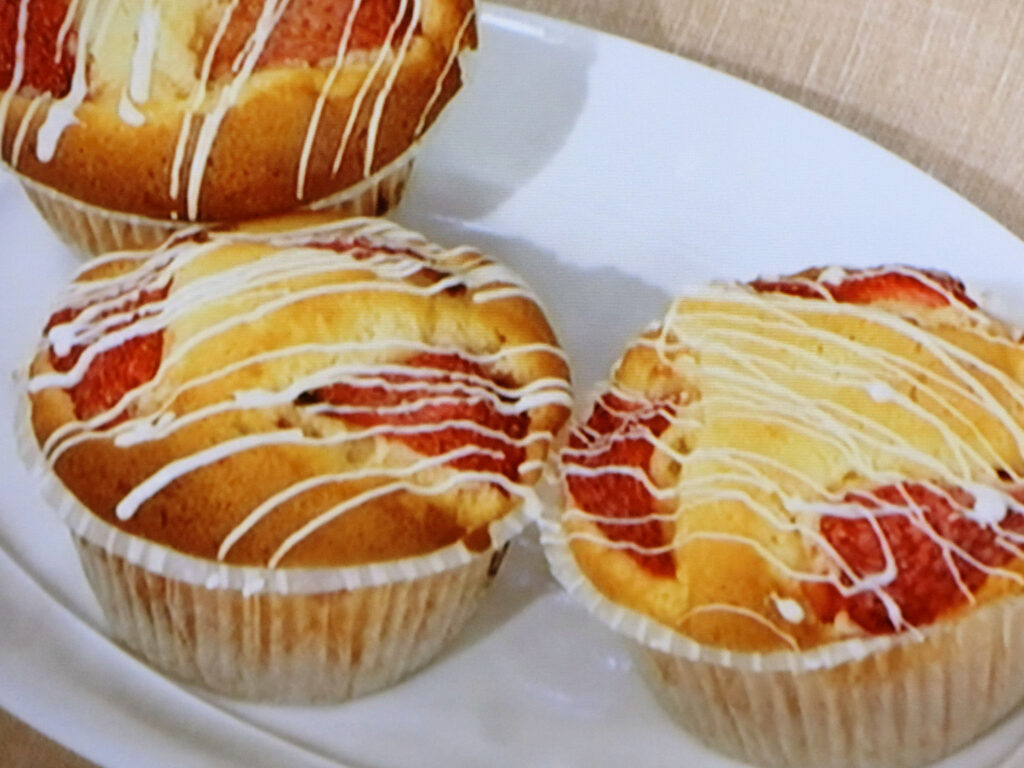 【ごごナマ】いちごマフィンのレシピ・ムラヨシマサユキ