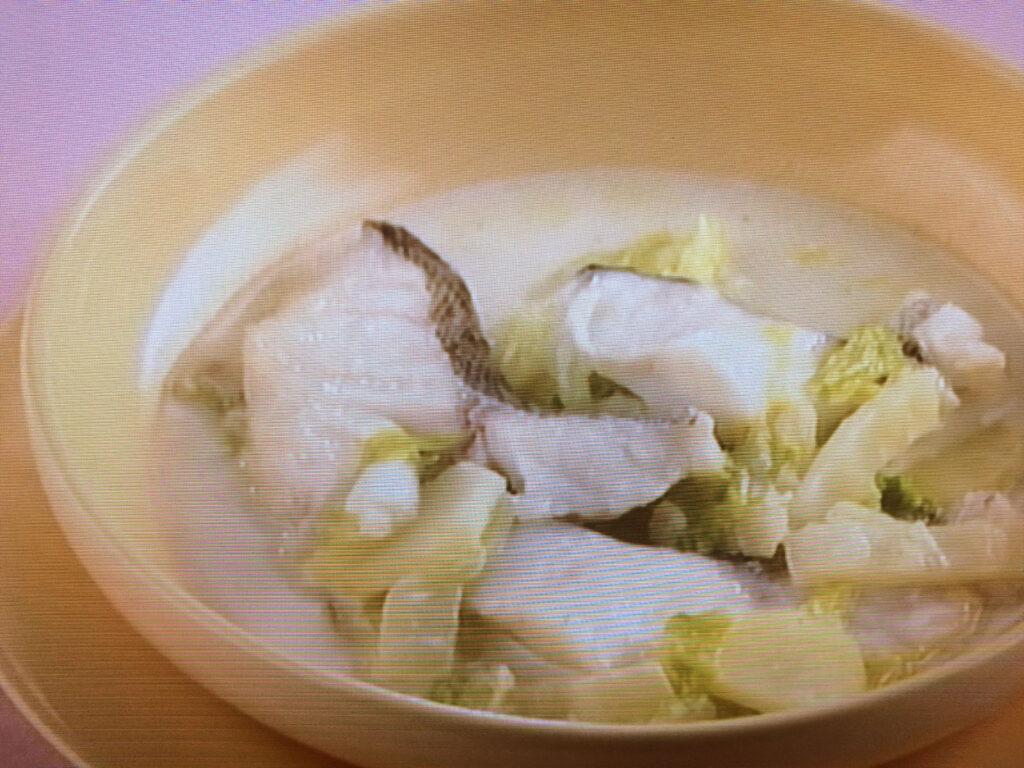 【上沼恵美子のおしゃべりクッキング】白菜と鱈のクリームスープのレシピ・上沼恵美子・小池浩司