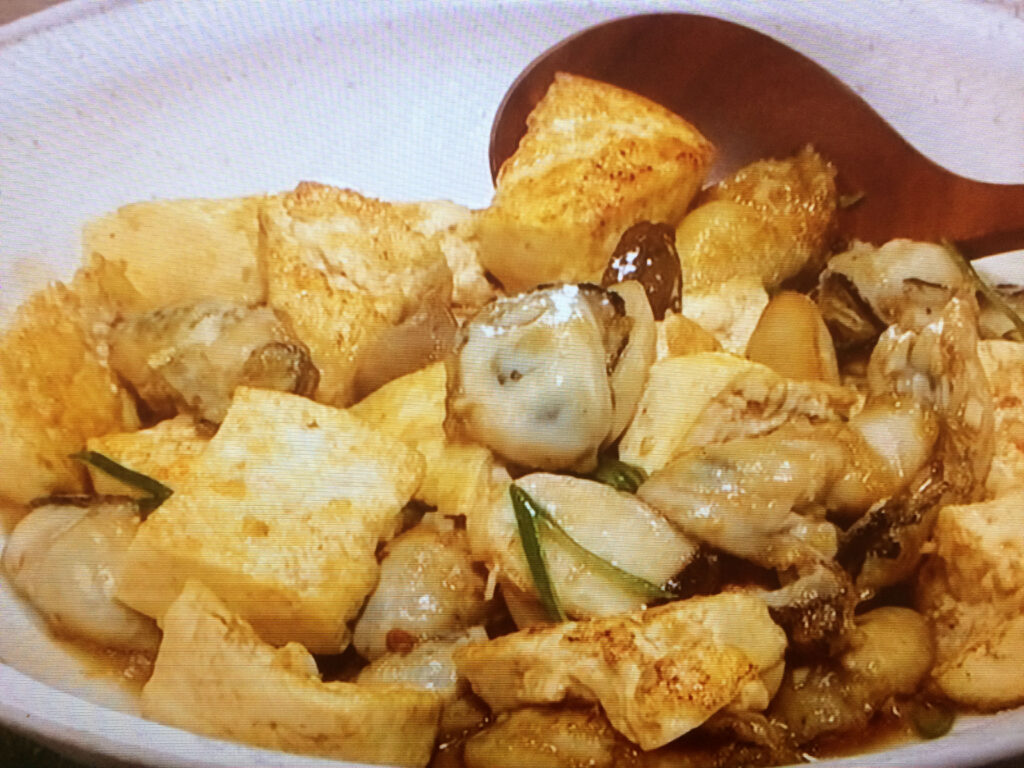 【キューピー３分クッキング】かきと豆腐の辛み炒めのレシピ・田口成子
