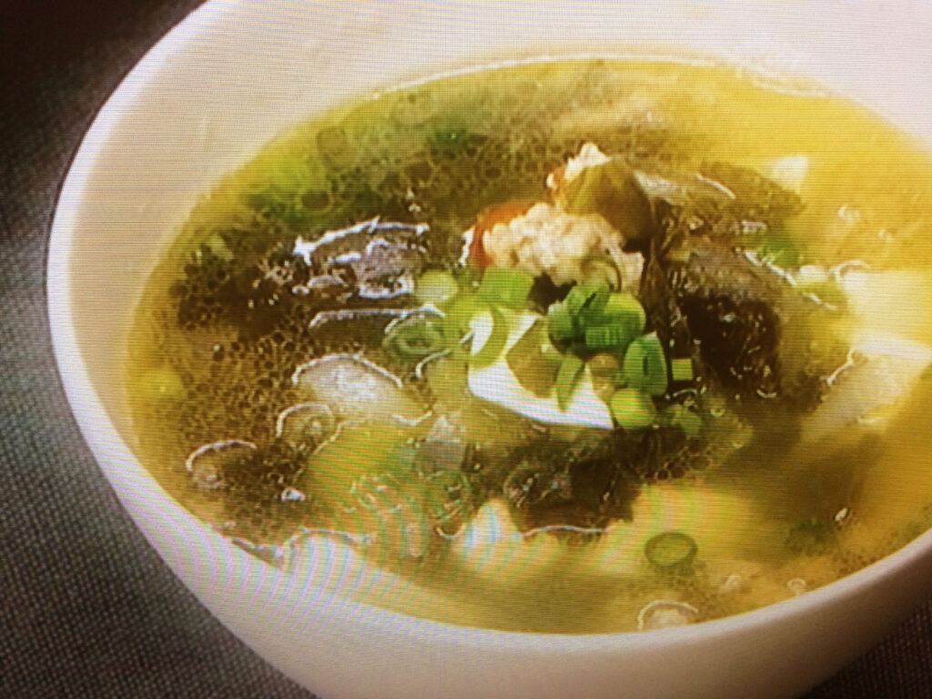 【男子ごはん】豚ひき肉と豆腐の高菜スープのレシピ・国分太一・栗原心平