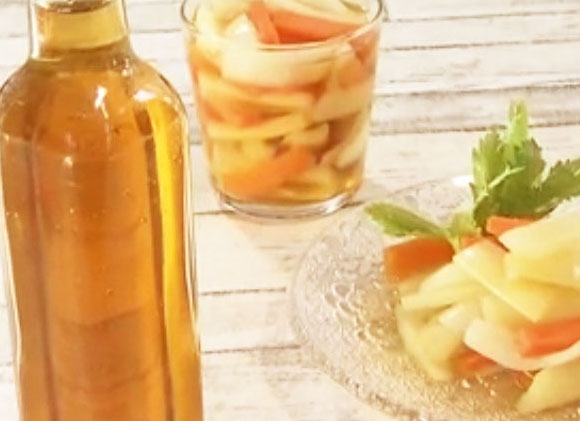 【奥様ここでもう一品】ビタミン野菜の甘酢漬けのレシピ・奥様ここでもう一品・星澤幸子