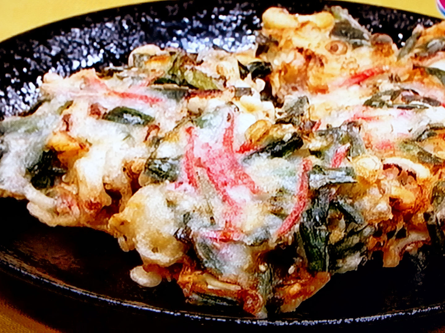 【ノンストップ】ワケギしょうゆのイカチヂミ天のレシピ・坂本昌行・坂本昌行のOne Dish