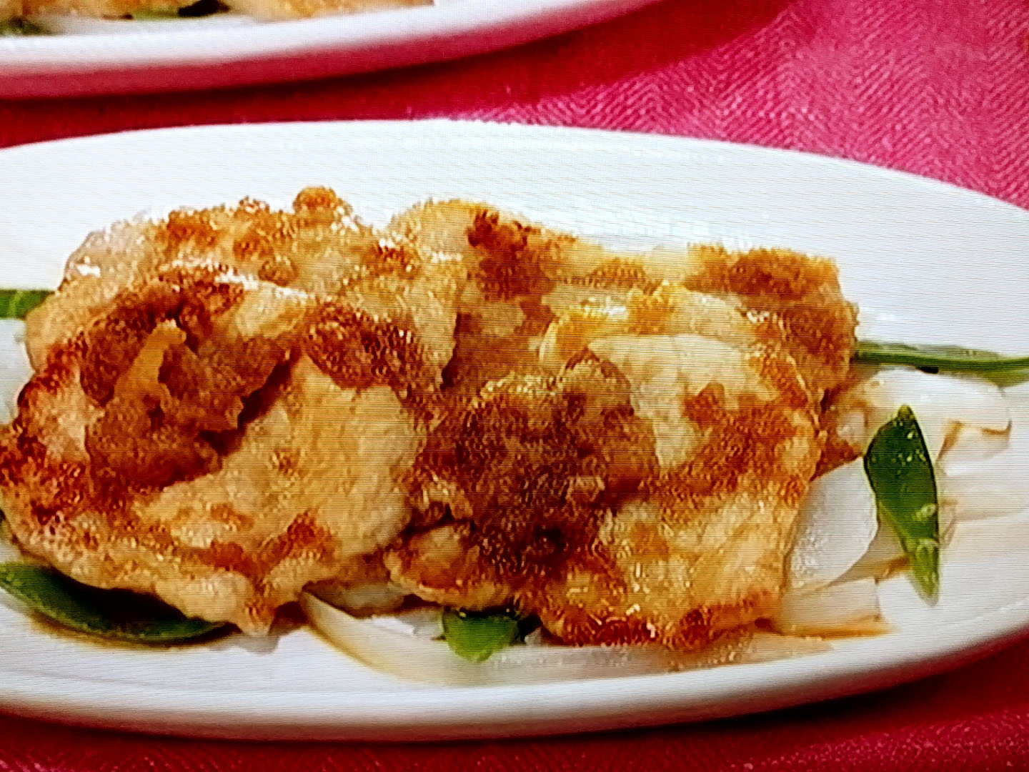 【キューピー３分クッキング】豚肉のおろしりんご焼き 春野菜添えのレシピ・田口成子
