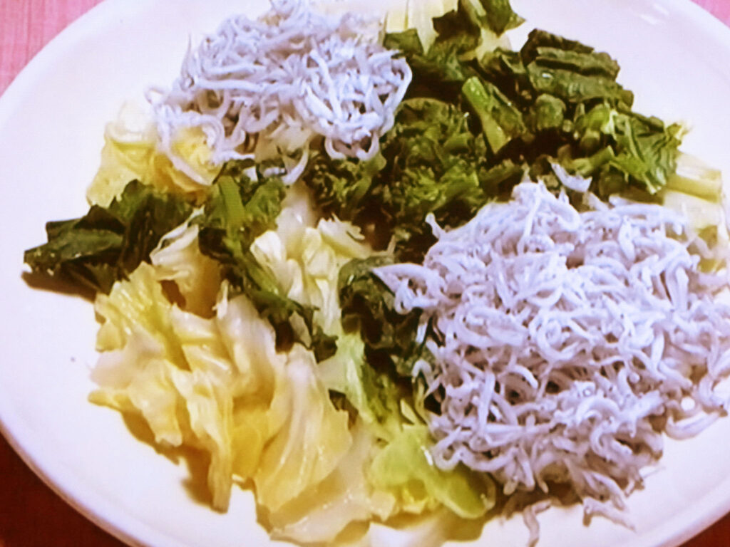 【きょうの料理】蒸しキャベツのしらすがけのレシピ・土井善晴
