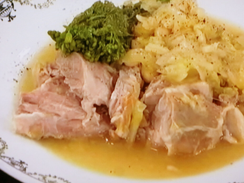 【あさイチ】大豆と豚肉の塩煮込みのレシピ・みんな！ゴハンだよ・ワタナベマキ