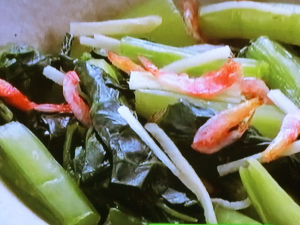 【きょうの料理】小松菜のえびしょうがあえのレシピ・ゆーママ,松本ゆうみ,松本有美・松本有美,松本ゆうみ,ゆーママ