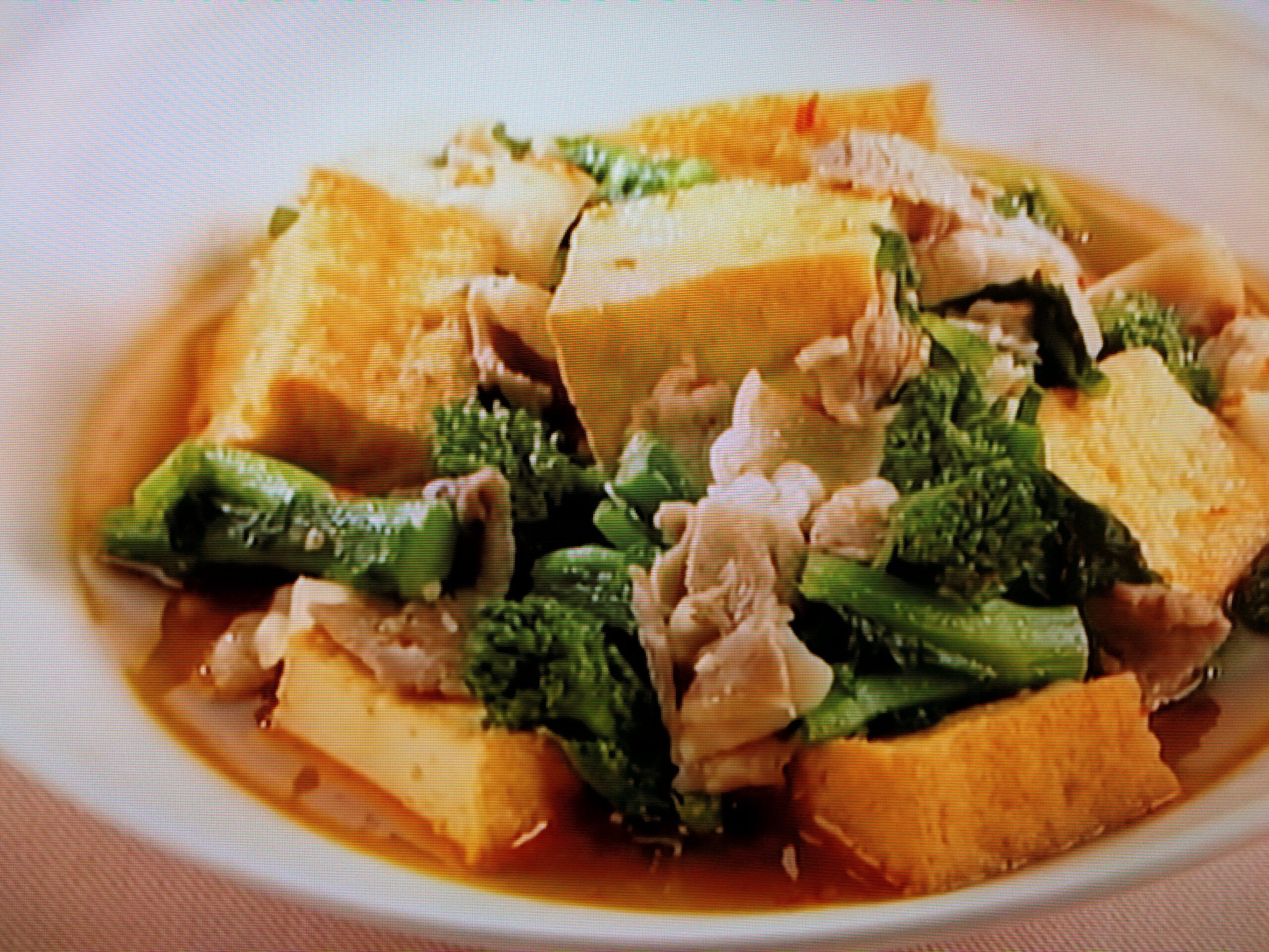上沼恵美子のおしゃべりクッキング 厚揚げと菜の花の煮込みの料理レシピ おさらいキッチン