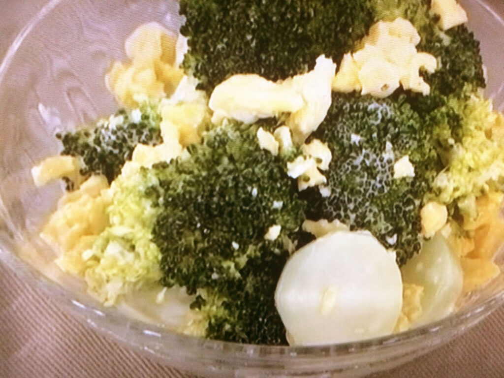 【あさイチ】ブロッコリーと卵のレモンマヨサラダのレシピ・みんな！ゴハンだよ・井原裕子