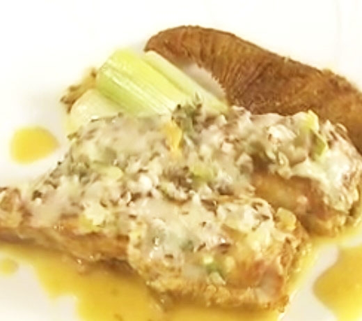 【奥様ここでもう一品】カレイのカレーチーズ焼きのレシピ・奥様ここでもう一品・星澤幸子