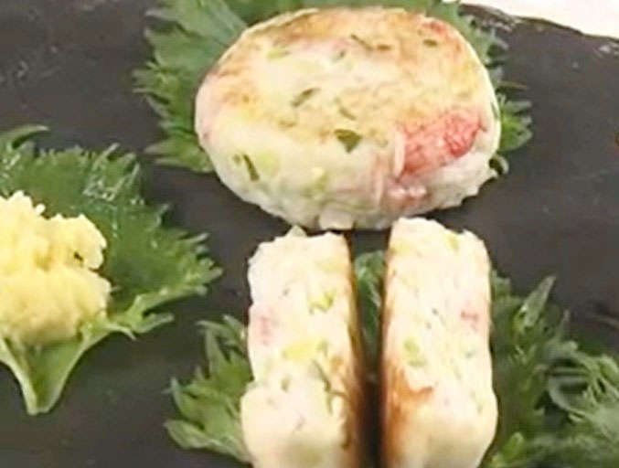 【奥様ここでもう一品】カニ風味のはんぺんバーグのレシピ・奥様ここでもう一品・星澤幸子