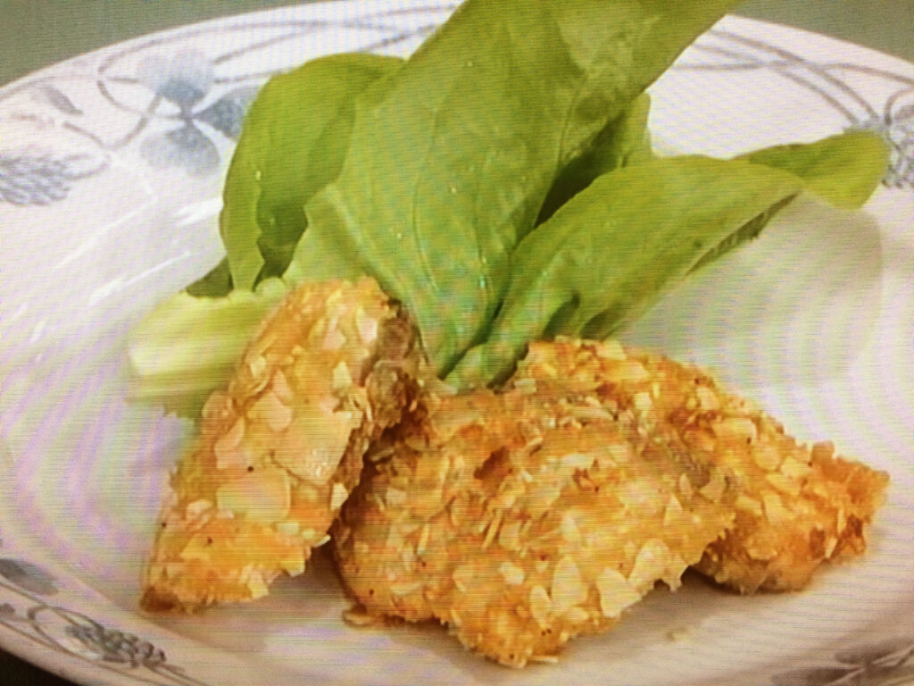 【きょうの料理】サーモンのアーモンドフライのレシピ・サルボ恭子