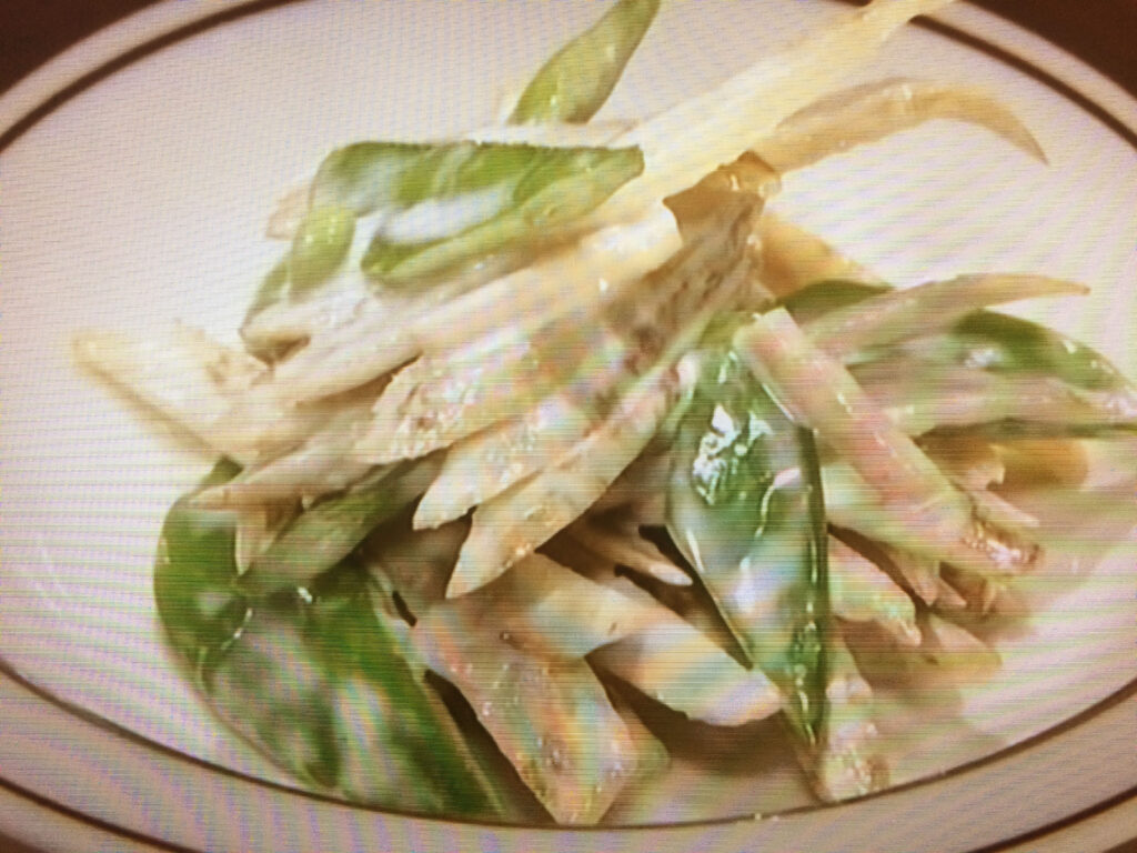 【きょうの料理】新ごぼうと絹さやのレムラード風サラダのレシピ・サルボ恭子
