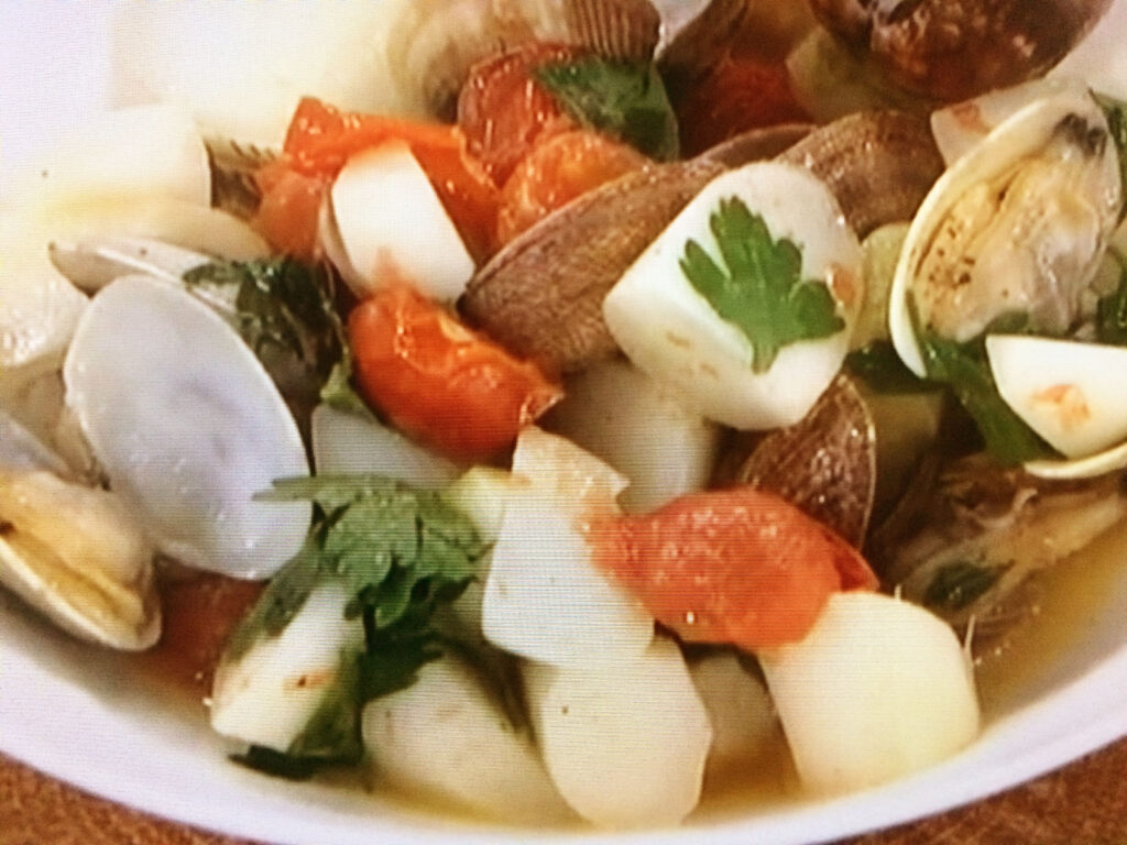 【あさイチ】うどとあさりのイタリア風蒸し煮のレシピ・みんな！ゴハンだよ・藤野嘉子