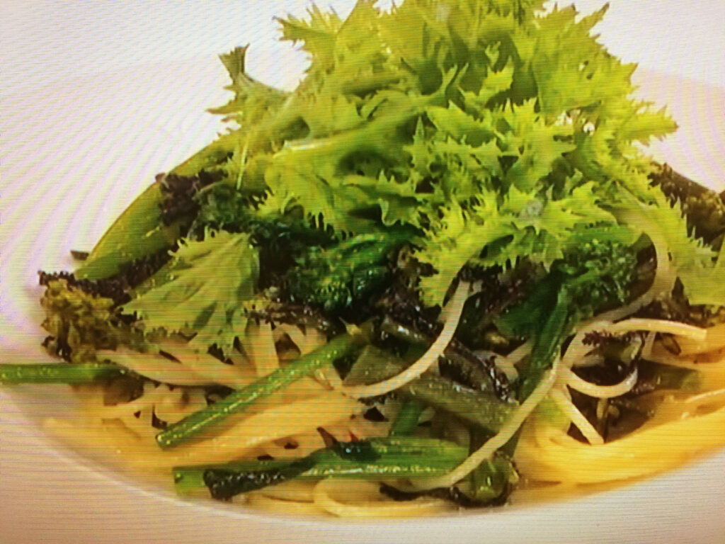 【あさイチ】菜花と茎ブロッコリーのパスタのレシピ・日髙良実