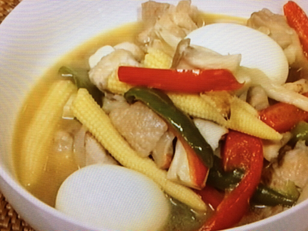【ひるまえほっと】鶏肉のエスニック煮込みのレシピ・川上文代