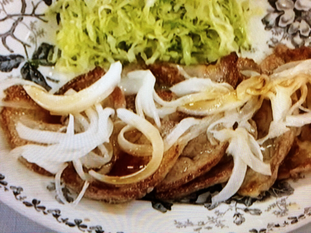 【あさイチ】ポークソテー　酢たまねぎソースのレシピ・みんな！ゴハンだよ・小林まさみ