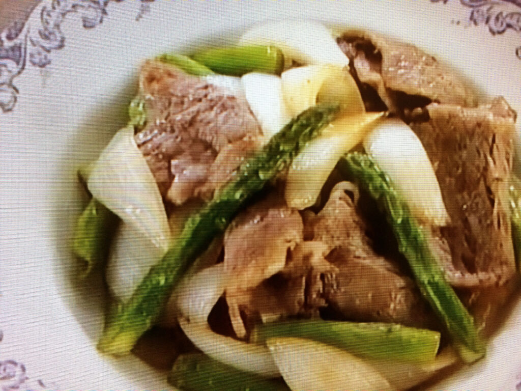 【きょうの料理】牛肉と春野菜の香り炒めのレシピ・白井操