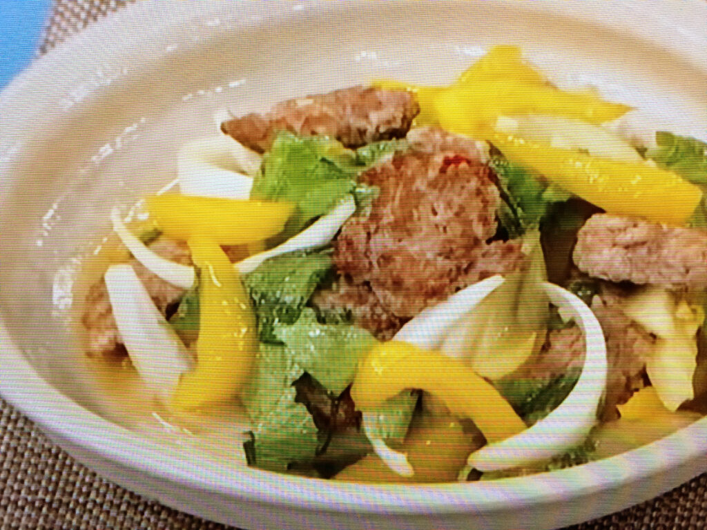 【あさイチ】新たまとセロリのひき肉炒めのレシピ・みんな！ゴハンだよ・堤人美