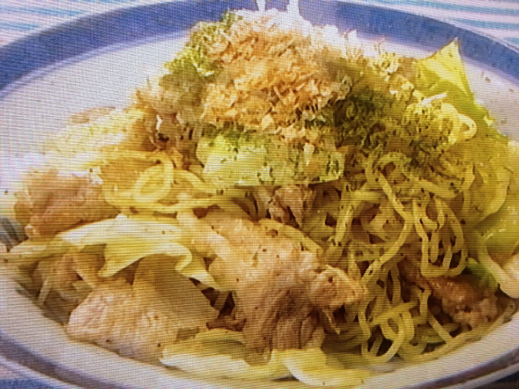 【男子ごはん】塩焼きそばのレシピ・国分太一・栗原心平