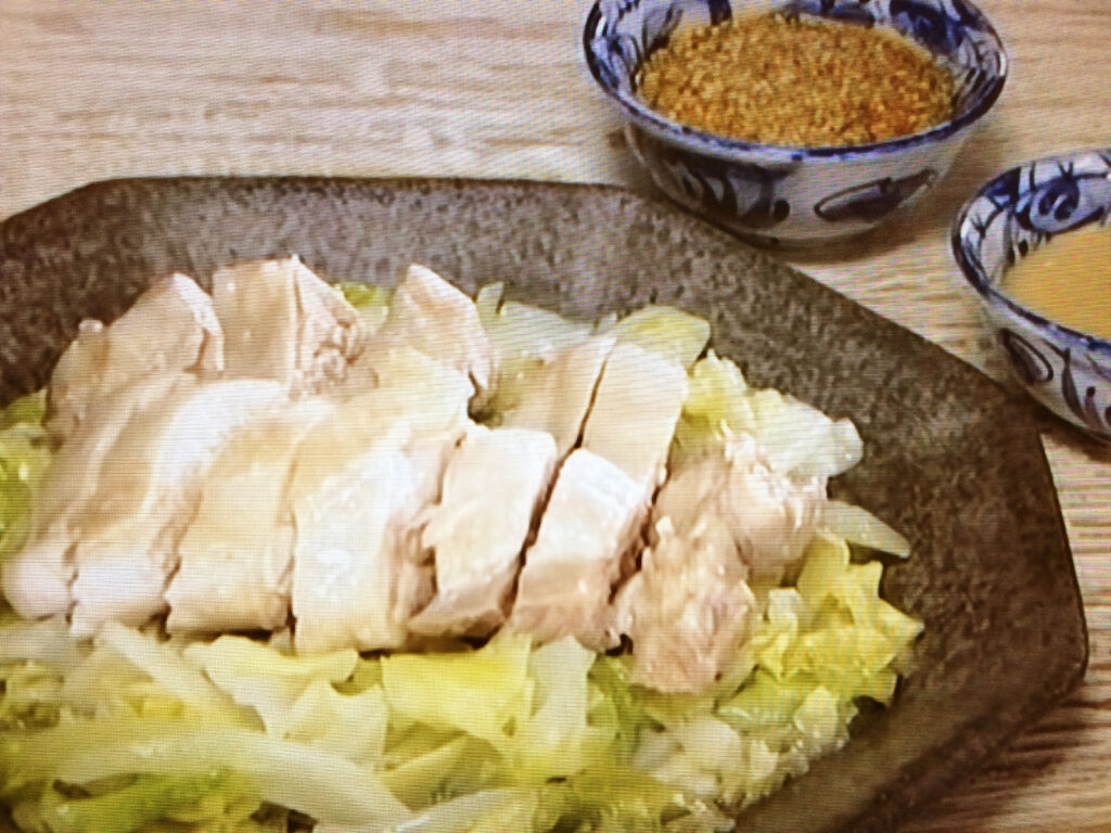 【めざまし8】蒸し鶏のレシピ・谷原章介