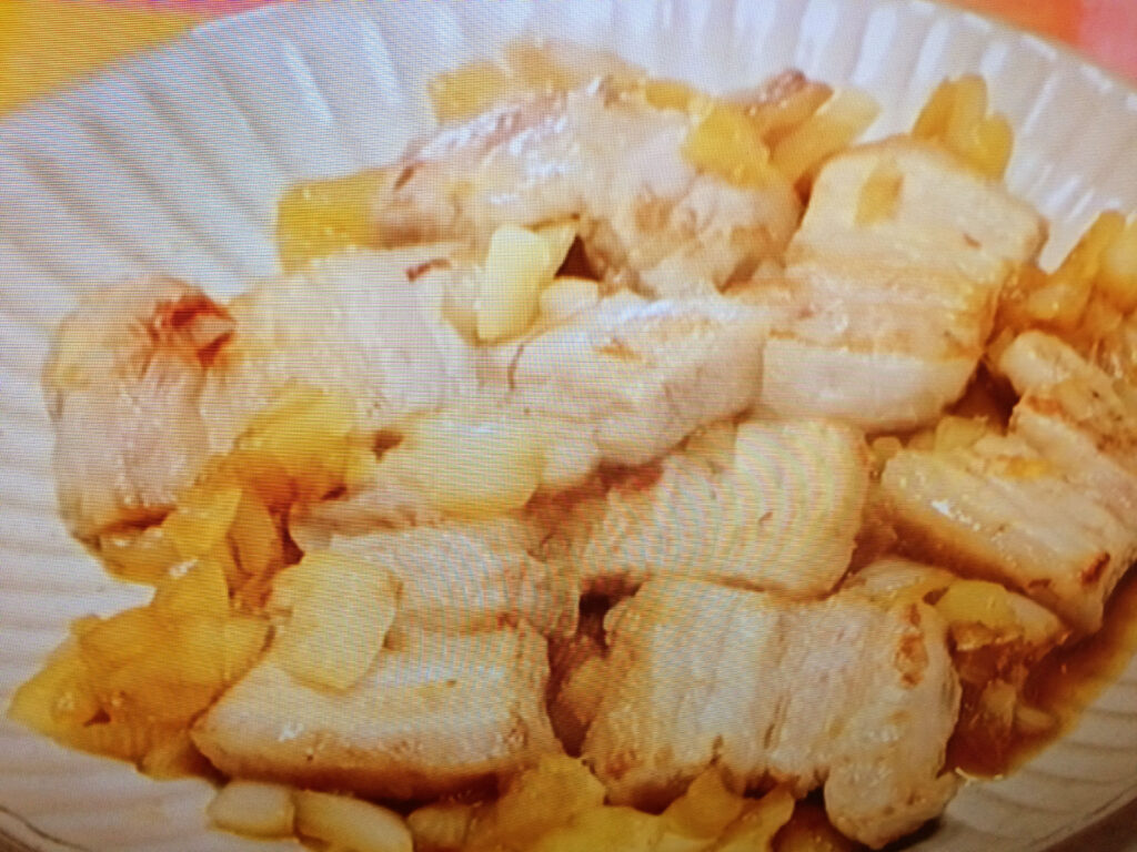 【相葉マナブ】新玉ねぎの豚バラ炒めのレシピ・小峠英二（バイきんぐ）・澤部佑（ハライチ）・相葉雅紀
