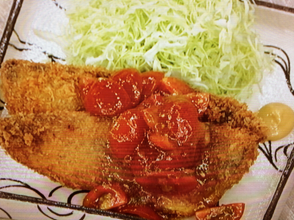 【ノンストップ】アジフライ トマトソース添えのレシピ・笠原将弘・笠原将弘のおかず道場