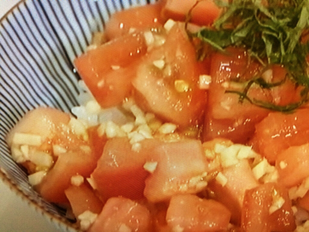【クイズとくもり】塩トマトごはんのレシピ・クイズとくもり・野﨑洋光