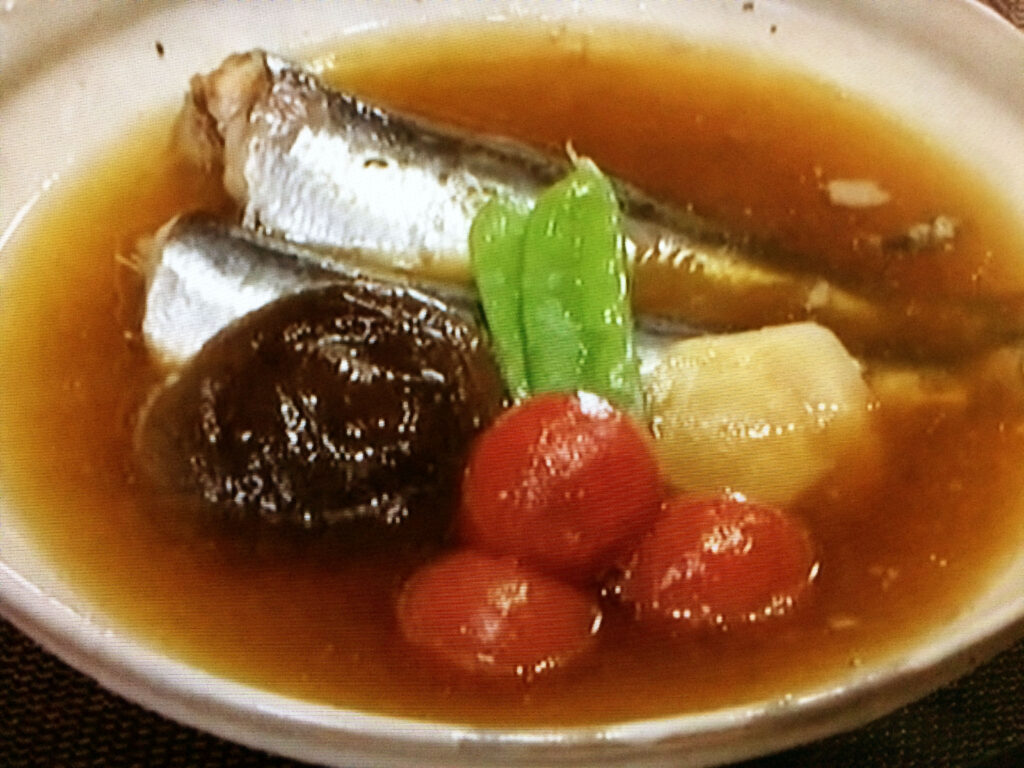 【クイズとくもり】イワシのミニトマト煮のレシピ・クイズとくもり・野﨑洋光