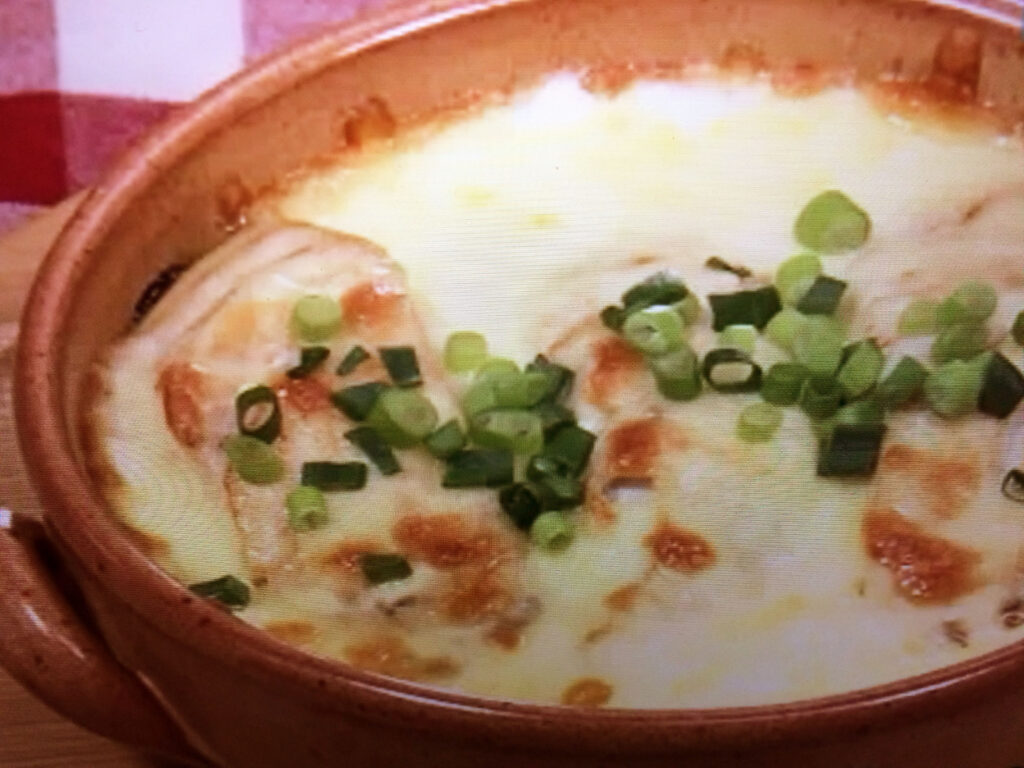 【ひるまえほっと】塩さばの和風グラタンのレシピ・藤田真央