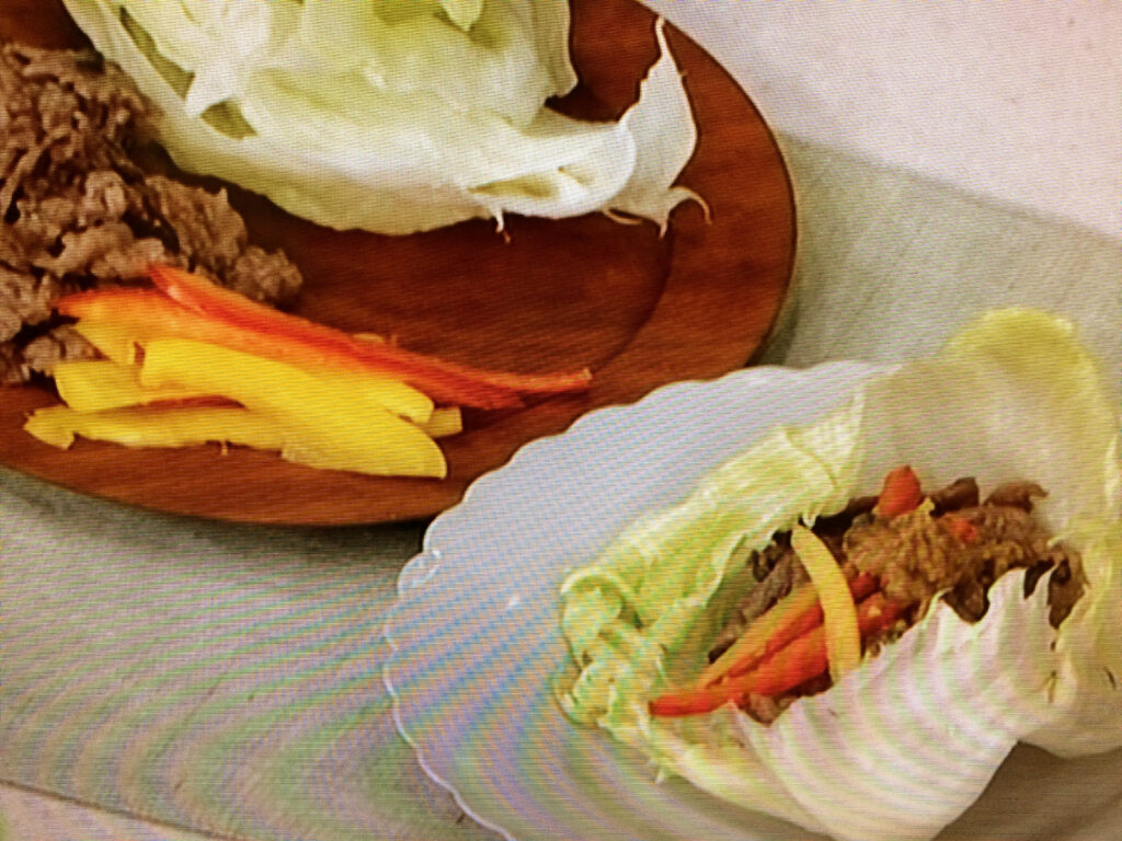 【きょうの料理】山椒みそと牛肉のレタス巻きのレシピ・小平泰子