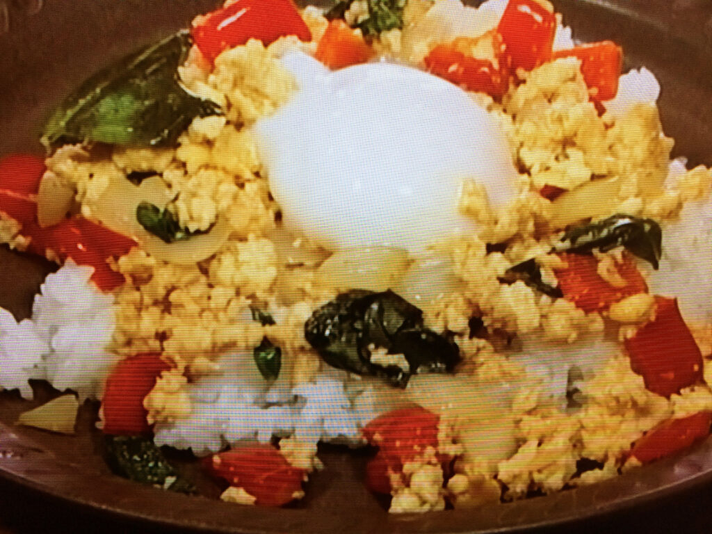 【ひるまえほっと】冷凍豆腐のガパオライスのレシピ・島本美由紀